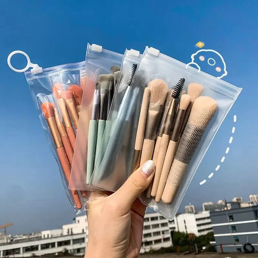 Makeup Brush Set with Pouch