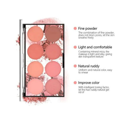Miss Rose Professional Makeup Blush Palette