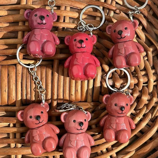 Glossy Bear Lip Gloss Keychains