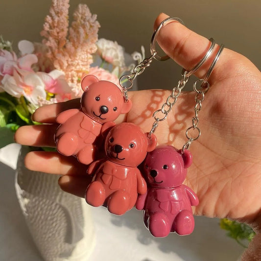 Glossy Bear Lip Gloss Keychains
