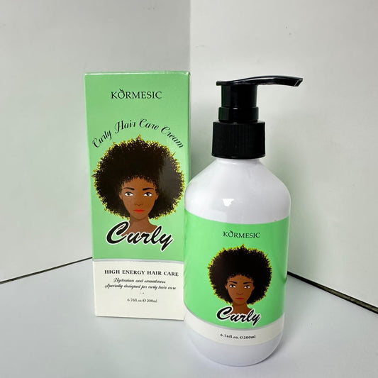 Curly hair care cream