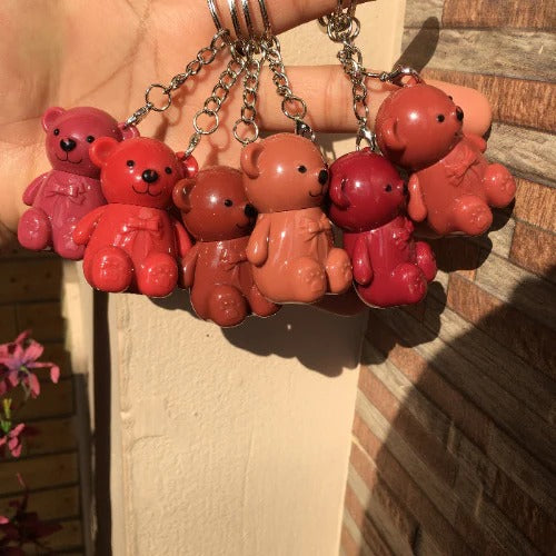 Glossy Bear Lip Gloss Keychains